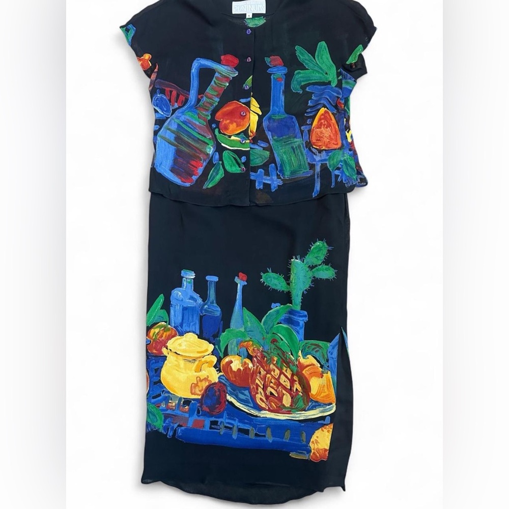 Platinum Dorothy Schoelen Colorful Art Print Two-Piece Set